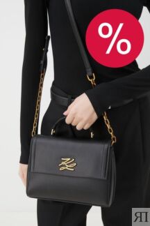 Сумка сэтчел кожаная Autograph Karl Lagerfeld