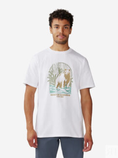 Футболка мужская Mountain Hardwear Grizzly Bear Short Sleeve, Белый