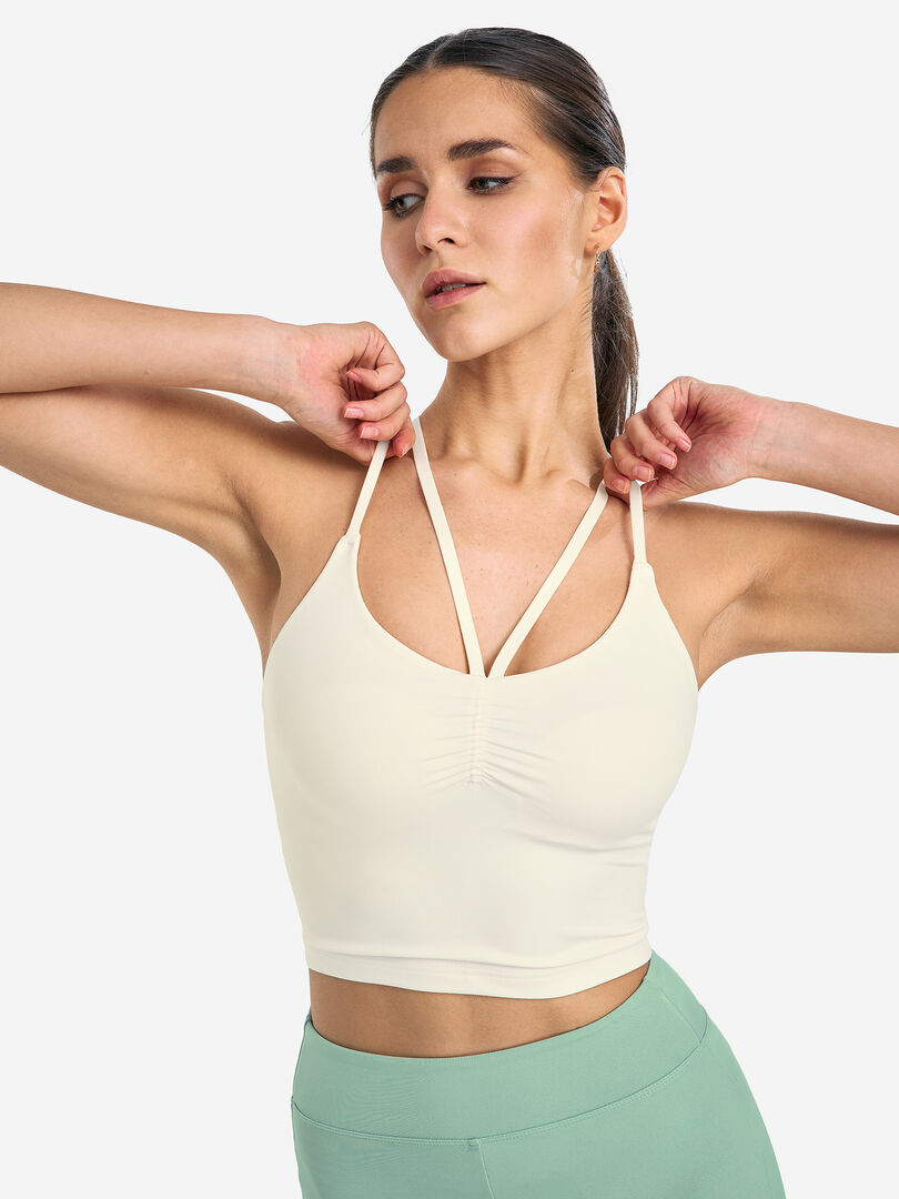 Спортивный топ бра Sensana SelfSecret, Бежевый 132672S7W-01 фото 1