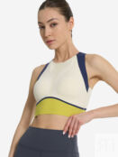 Спортивный топ бра Li-Ning, Бежевый AUBU012-1FL1O-. фото 1