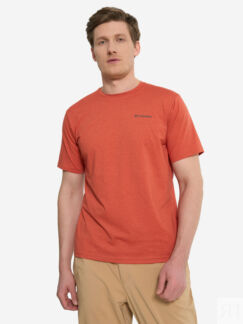 Футболка мужская Columbia Men's Sun Trek Short Sleeve Tee, Оранжевый
