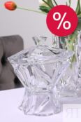 Конфетница хрустальная с крышкой Enigma Crystalite Bohemia фото 1