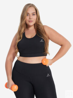 Спортивный топ бра Demix ActiveMove Gym, Plus Size, Черный