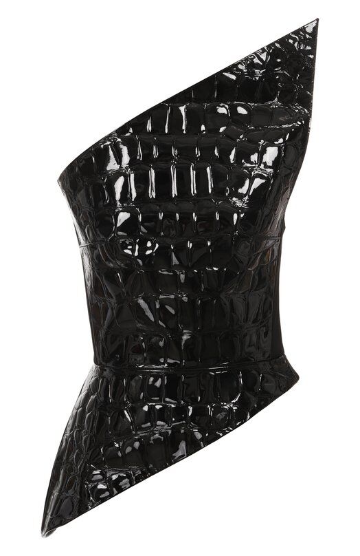 Кожаный топ David Koma PF25DK19T фото 1