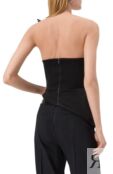 Кожаный топ David Koma PF25DK19T фото 4