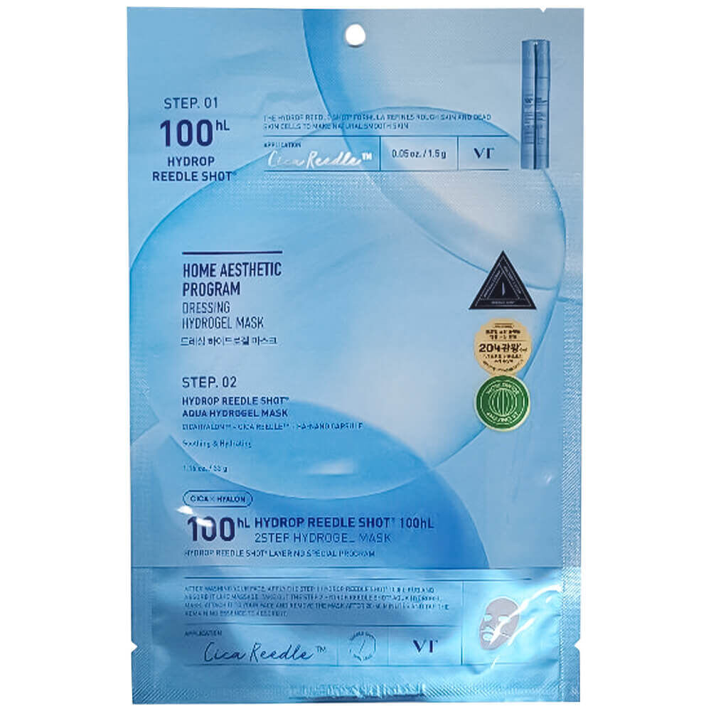 Гидрогелевая маска VT Cosmetics Hydrop HL Reedle Shot 100 2Step Hydrogel Ma фото 1