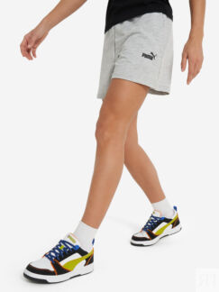 Шорты женские PUMA Ess Small No. 1 Logo, Серый