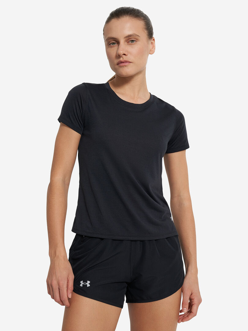 Футболка женская Under Armour Launch, Черный 1382434U0F-001 фото 1