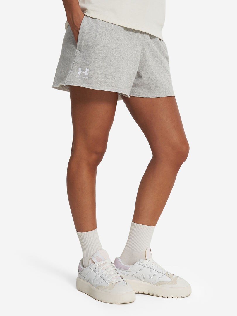 Шорты женские Under Armour Rival Terry, Серый 1389657U0F-011 фото 1