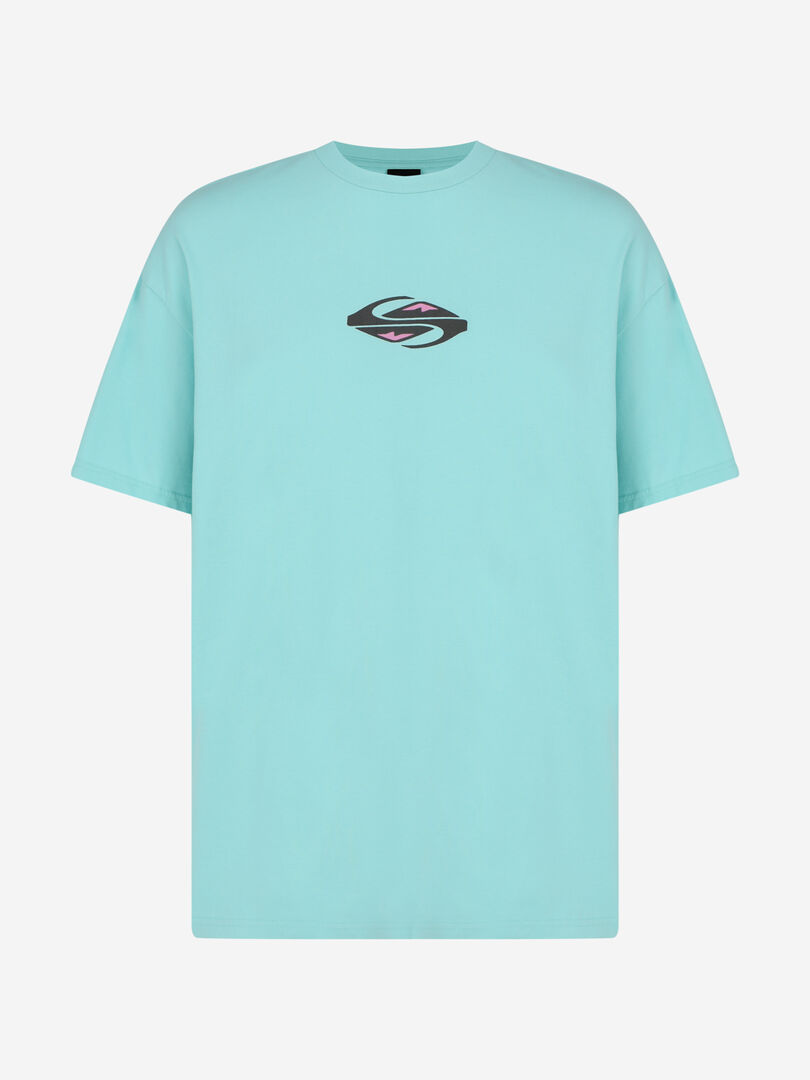 Футболка мужская оверсайз Quiksilver Global Heat, Голубой EQYZT08021Q02-BGH0 фото 1