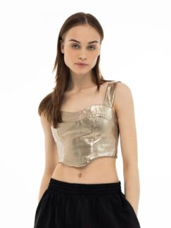 Корсетный топ Space oddity gold S