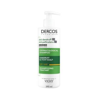 Шампунь-уход против перхоти интенсивный для сухих волос Dercos Vichy/Виши 3