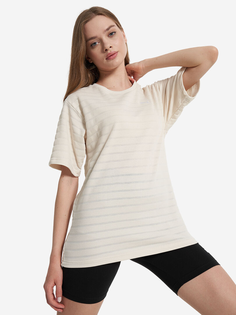 Футболка женская PUMA Ess Elevated, Бежевый 685027P0P-87 фото 1