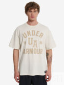Футболка мужская оверсайз Under Armour, Бежевый 1390179U0F-279 фото 2