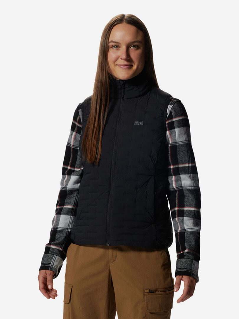Жилет пуховый женский Mountain Hardwear Stretchdown, Черный 2104811MHW-010 фото 1