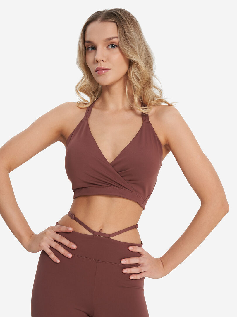 Топ бра спортивный Sensana, Коричневый 138956S7W-T3 фото 1