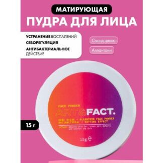 ART&FACT. /Матирующая пудра для лица с оксидом цинка и аллантоином для очищ