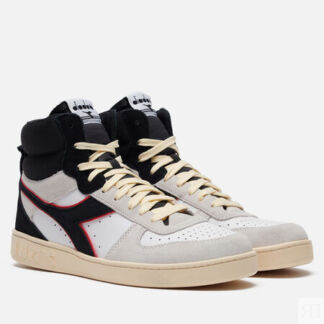 Мужские кроссовки Diadora Magic Basket Mid Suede, цвет белый, размер 42 EU