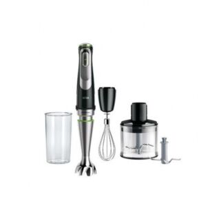 Блендер погружной Braun MQ9135XI черный/серебристый