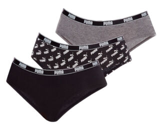 Женское нижнее белье PUMA WOMENS HIPSTER AOP 3P