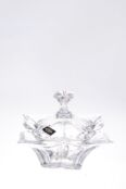 Конфетница с крышкой хрустальная Florale Crystalite Bohemia фото 3