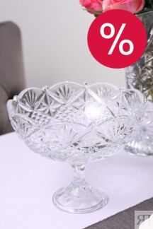 Конфетница хрустальная на ножке Sirius-nova Crystalite Bohemia