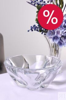 Блюдо для фруктов хрустальное Barley twist Crystalite Bohemia