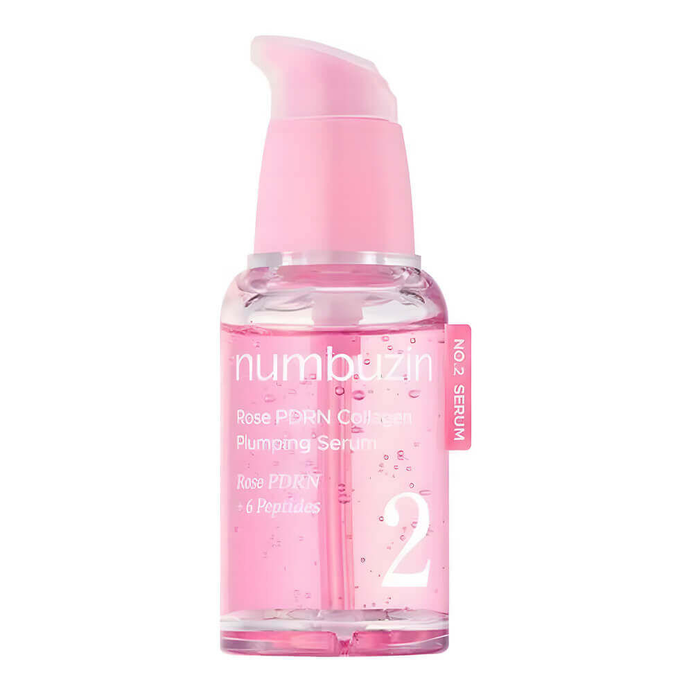 Увлажняющая сыворотка с ПДРН и пептидами numbuzin No.2 Rose PDRN Collagen P