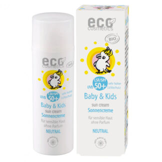 ECO-Cosemtics Детский солнцезащитный крем SPF 50+, без запаха 50 мл