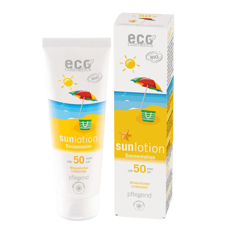 ECO-Cosmetics Солнцезащитный лосьон SPF 50 125 мл фото 1