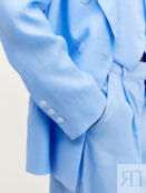 Легкий двубортный жакет airy blue фото 3