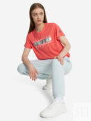 Брюки женские Champion Glossy Logo, Голубой CHA251F104C0K-22 фото 4