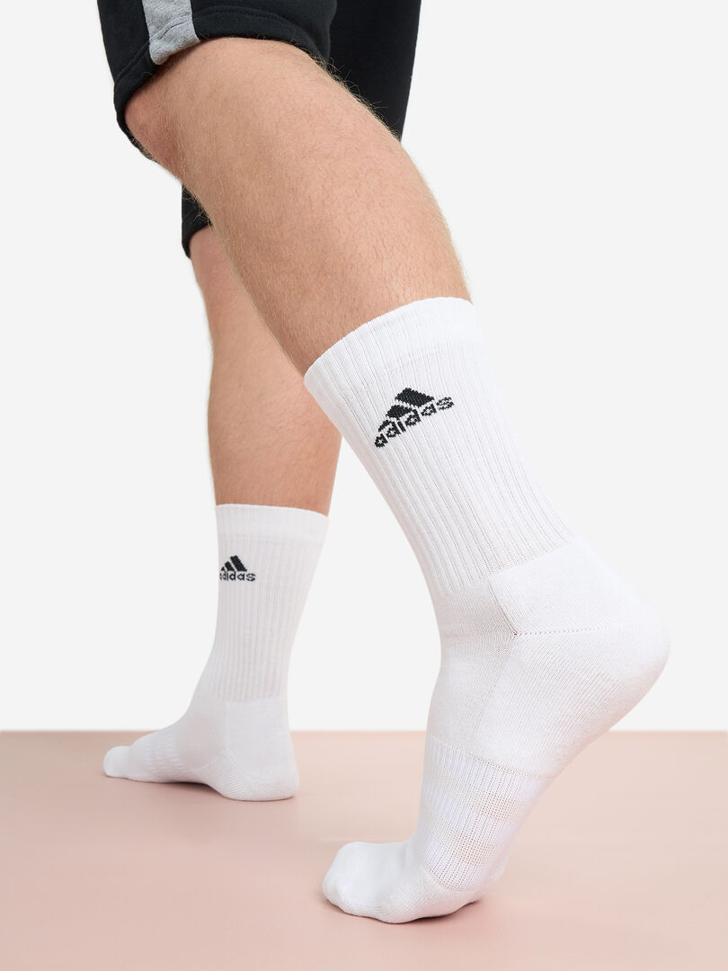 Носки adidas, 3 пары, Белый HT3446A01-. фото 1