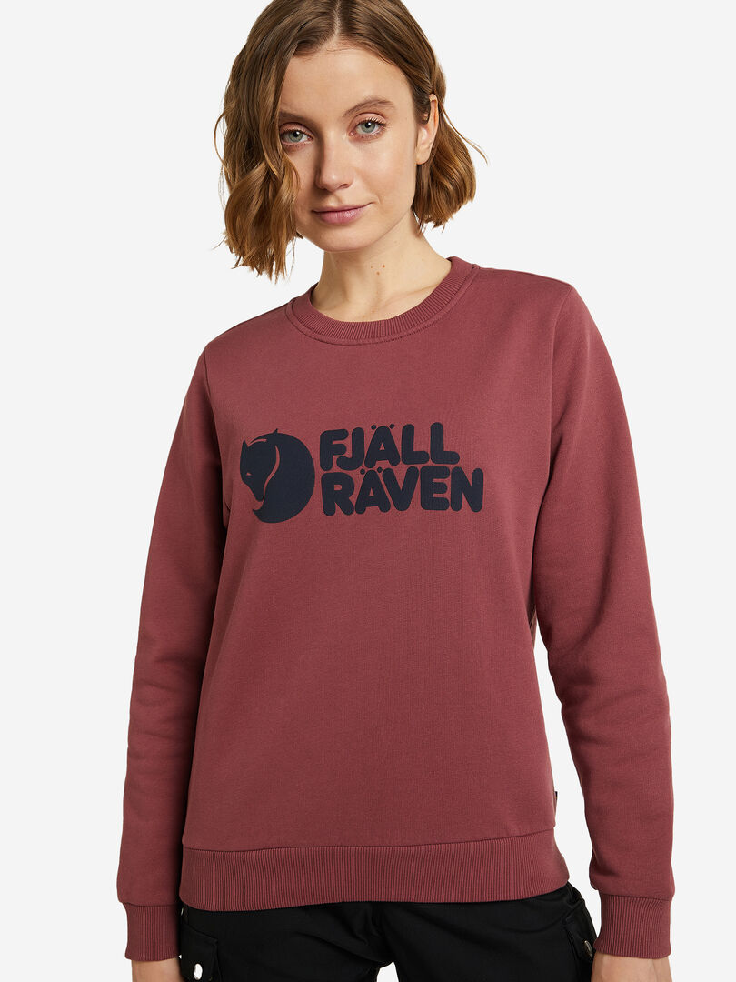 Свитшот женский Fjallraven Logo, Красный 84143FJR-410 фото 1