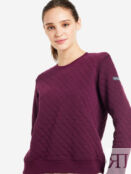 Свитшот женский Columbia Lodge Quilted Crew, Фиолетовый 2013121CLB-616 фото 1