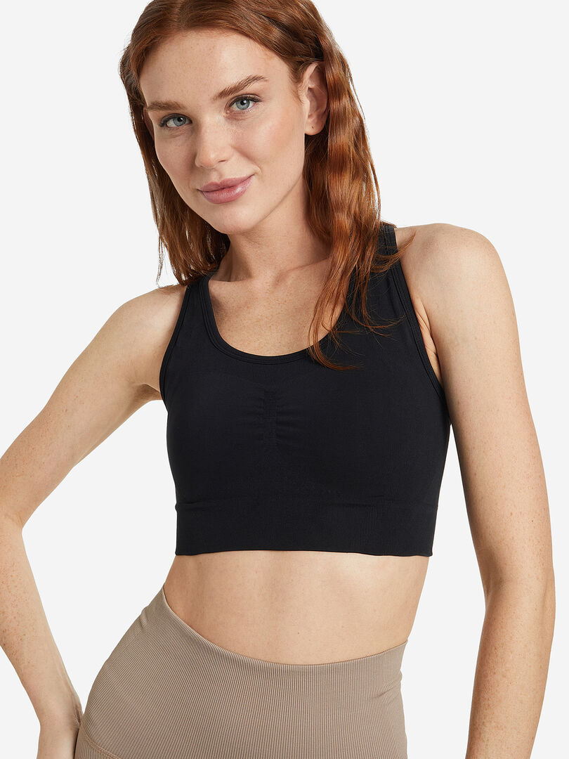 Спортивный топ бра adidas, Черный H64683A01-. фото 1