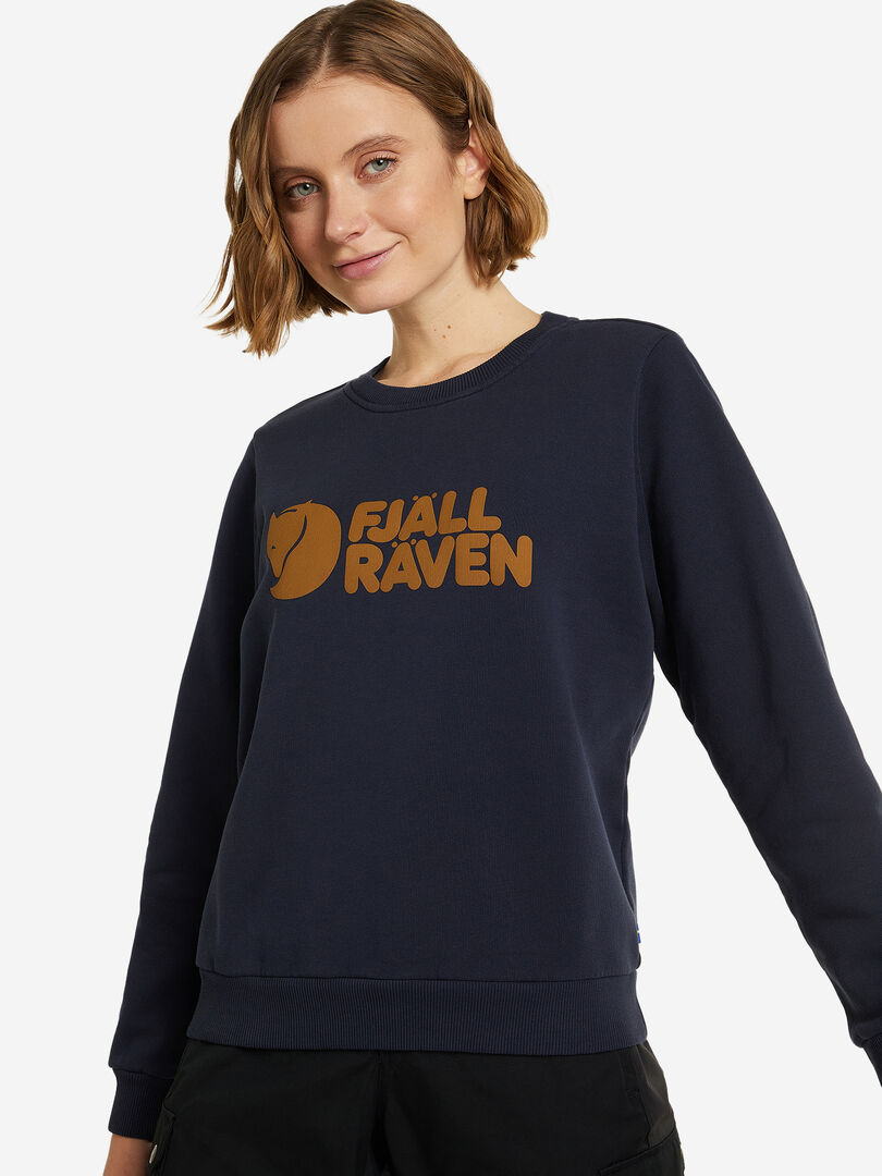 Свитшот женский Fjallraven Logo, Синий 84143FJR-555 фото 1