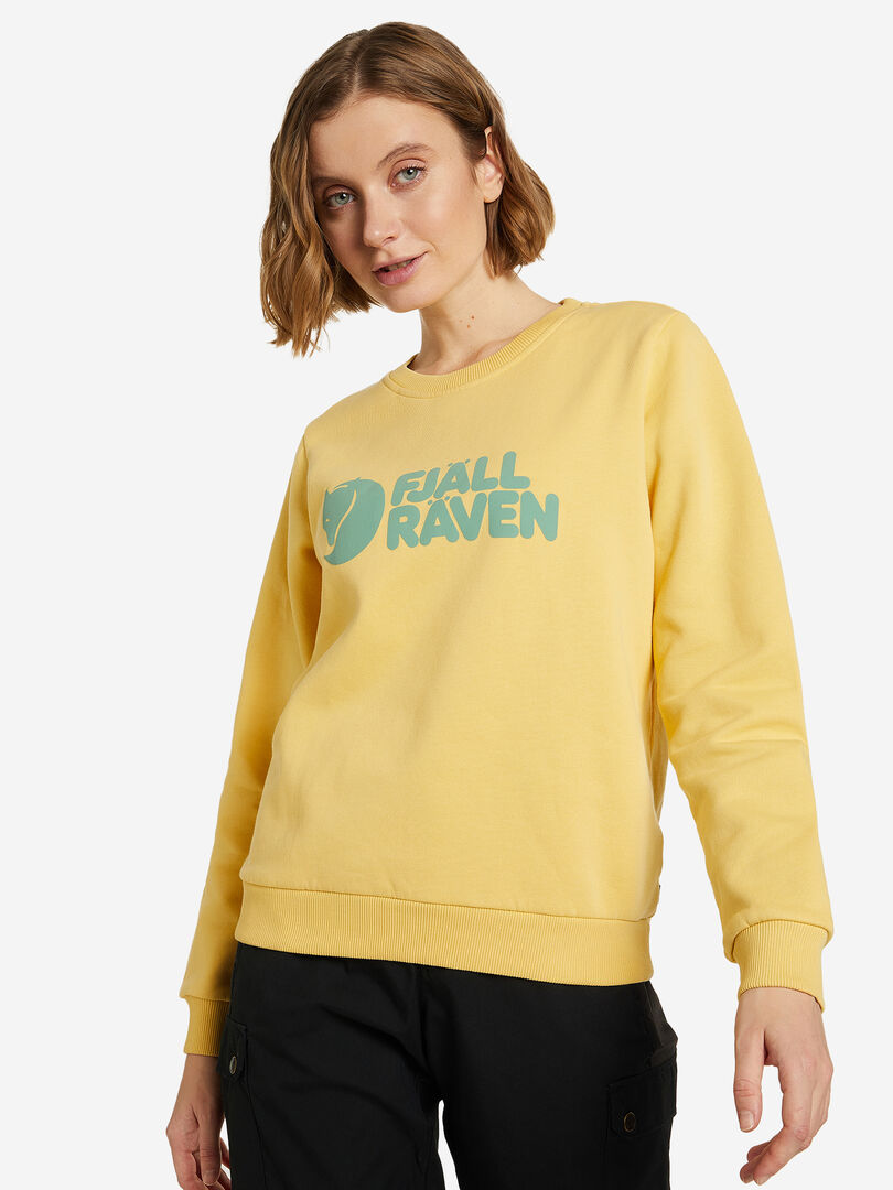 Свитшот женский Fjallraven Logo, Желтый 84143FJR-133 фото 1
