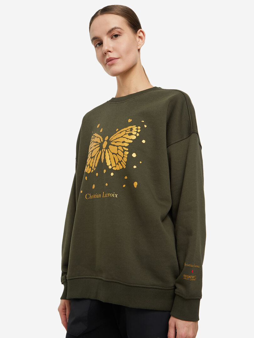 Свитшот женский Regatta Clr Beauvoison Crew Sweat, Зеленый RWA606RGO-41C фото 1