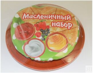 Набор "Масленица" (розетка 0,15л/3шт, тарелка плоская d24) (4)  2НМ-1