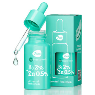 7DAYS Сыворотка для лица от прыщей. Цинк и витамин В3 MY BEAUTY WEEK 20.0