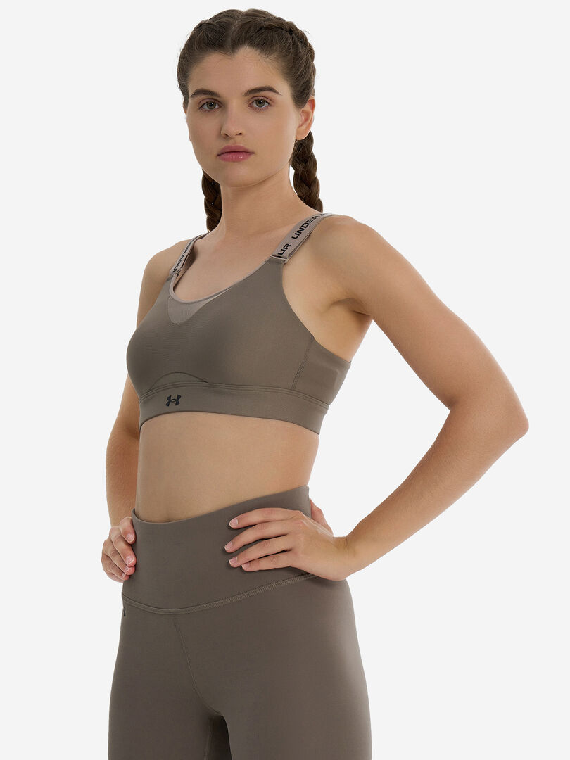 Спортивный топ бра Under Armour Infinity, Серый 1384112U0F-200 фото 1