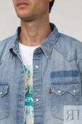 Джинсовая рубашка с нагрудными карманами LEVI'S фото 4