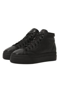Кожаные кеды Santoni
