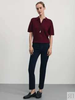 Джинсы slim укороченные Zarina