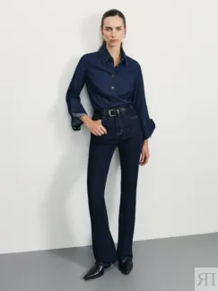 Джинсы bootcut с высокой посадкой Zarina