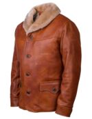 Бушлат кожаный мужской Gardner Roadster light brown фото 1