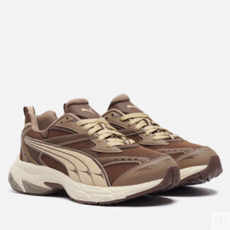 Мужские кроссовки Puma Morphic Retro, цвет коричневый, размер 40.5 EU