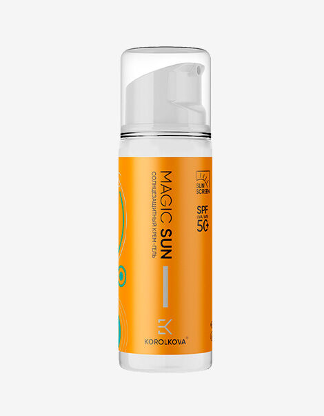 Солнцезащитный крем-гель для лица⁣ SPF 50+⁣⁣ Korolkova 30 мл