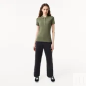 Женское поло Lacoste Slim Fit из эластичного хлопка фото 5